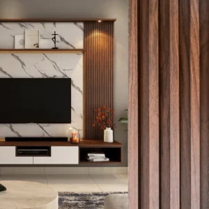 Cognac Slat Wall