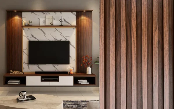 Cognac Slat Wall